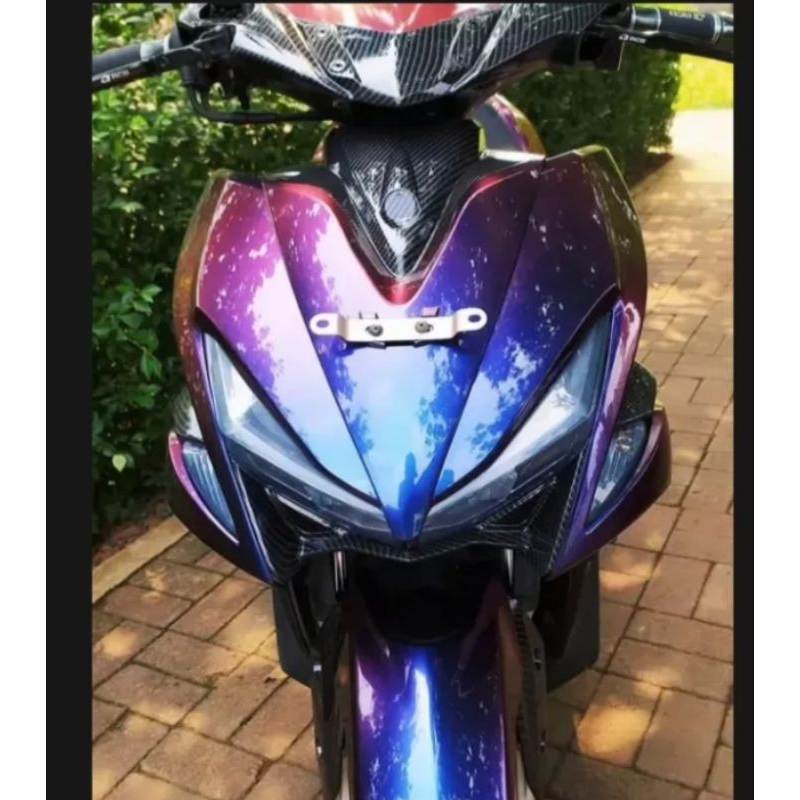 CAT BUNGLON BLUE RED PURPLE