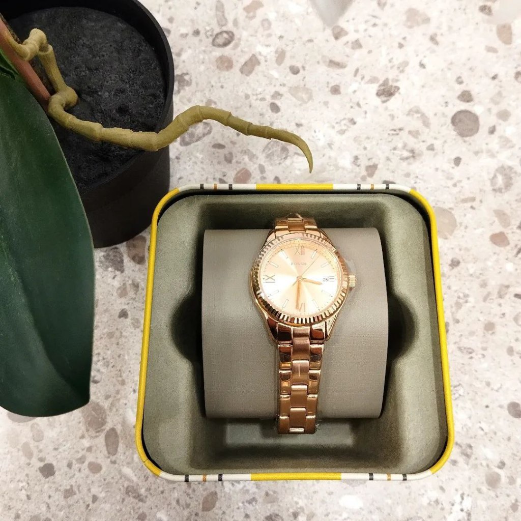 BQ3639 Rye Three-Hand Date