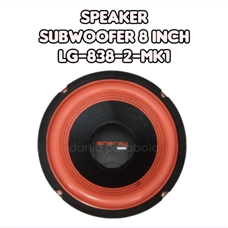 Speaker subwoofer 8 inch 8inch Legacy 8" LG 838-2 original