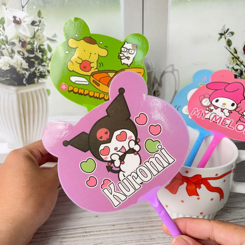 

pen kipas sanrio tinta hitam keperluan anak sekolah pen lucu imut keren pena unik fancy elegan bisa COD termurah import