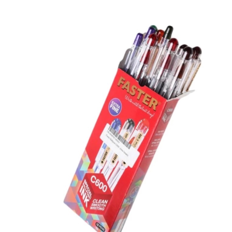

Pulpen/Ballpoint Faster C-600 Tinta Hitam - Ecer & Grosir