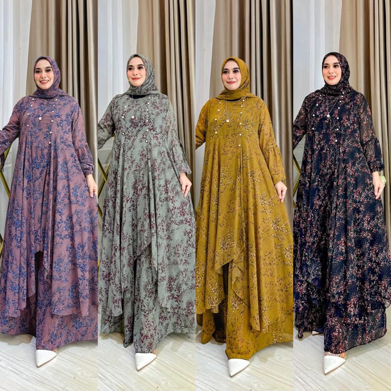 SAKURA / NAGITA SET KULOT KALONG 3 IN 1 by NABIL (ORIGINAL) set kekinin // set terbaru //cod//gratis