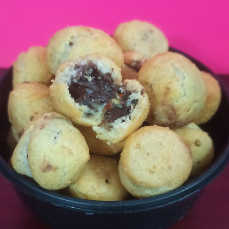 

[SUNJA SNACK] Soes isi coklat lumer 5 ribuan 60g