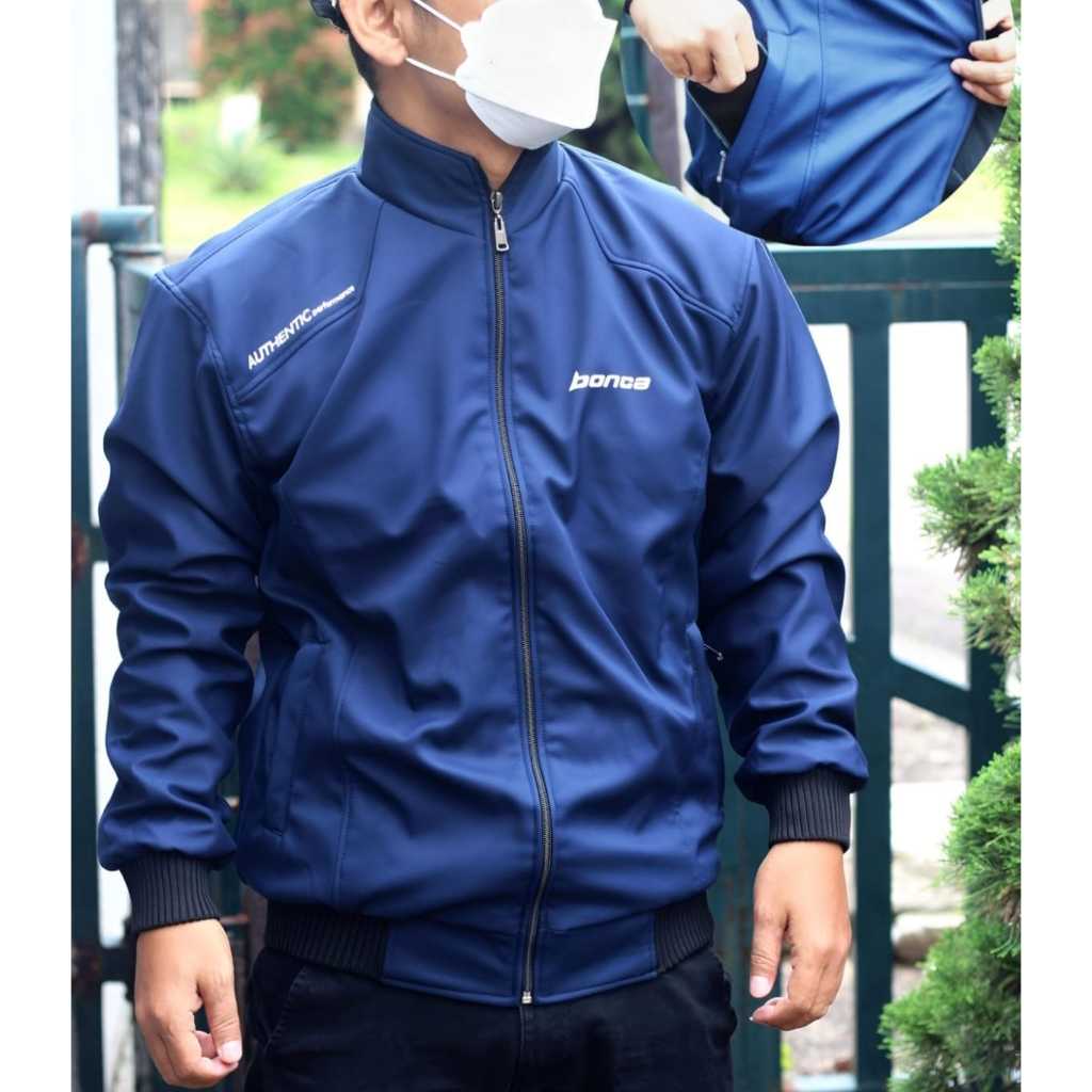 jaket bonca original anti air jaket pria