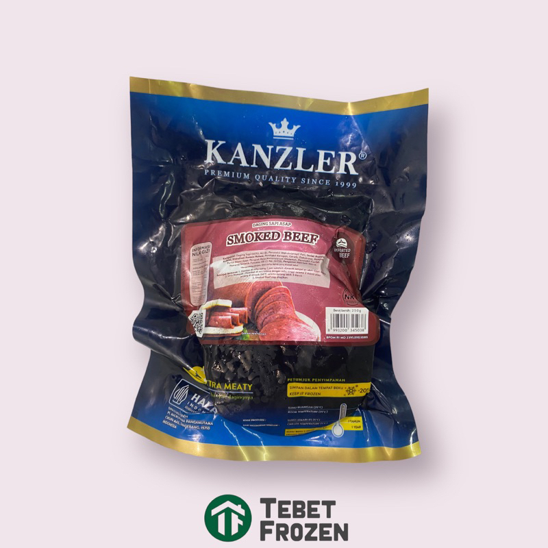 

KANZLER SMOKE BEEF 250GR - TEBET FROZEN