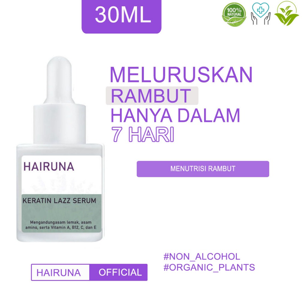 Keratin hair treatment obat keratin rambut permanen keratin hair serum keratin treatment Hairuna