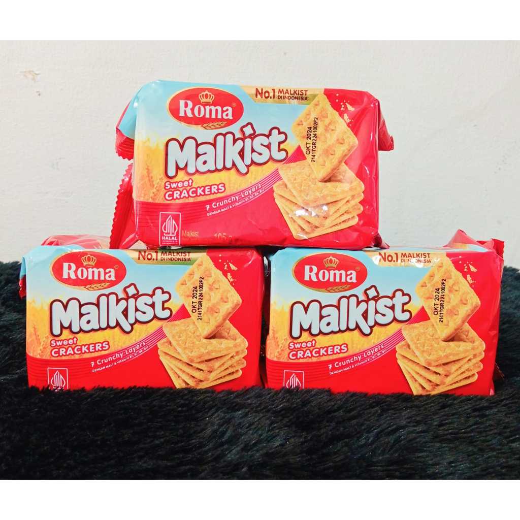 

ROMA MALKIST CRACKERS ORIGINAL COKLAT ABON