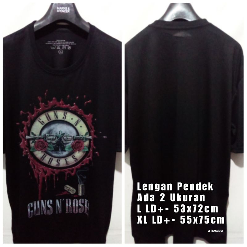 Kaos Band Musik Guns N Roses Logo