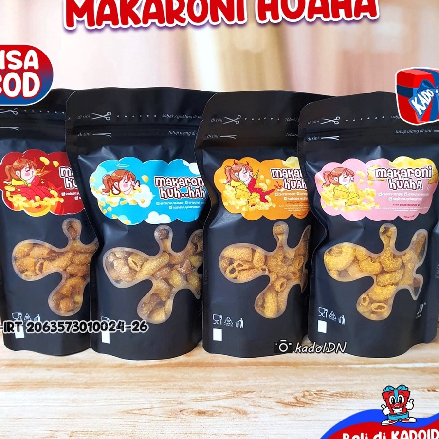 

Free Ongkir Macaroni HUH HAH makaroni 2 varian rasa