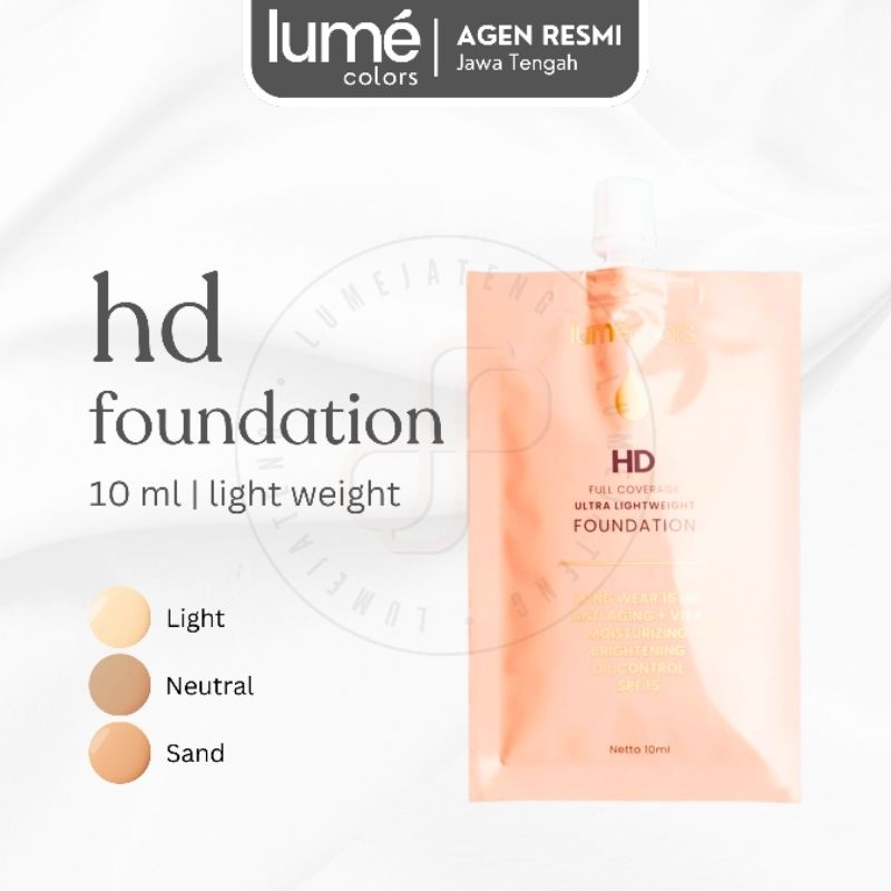 Lumejateng Lumecolors Sachet Foundation Alas Bedak Lume