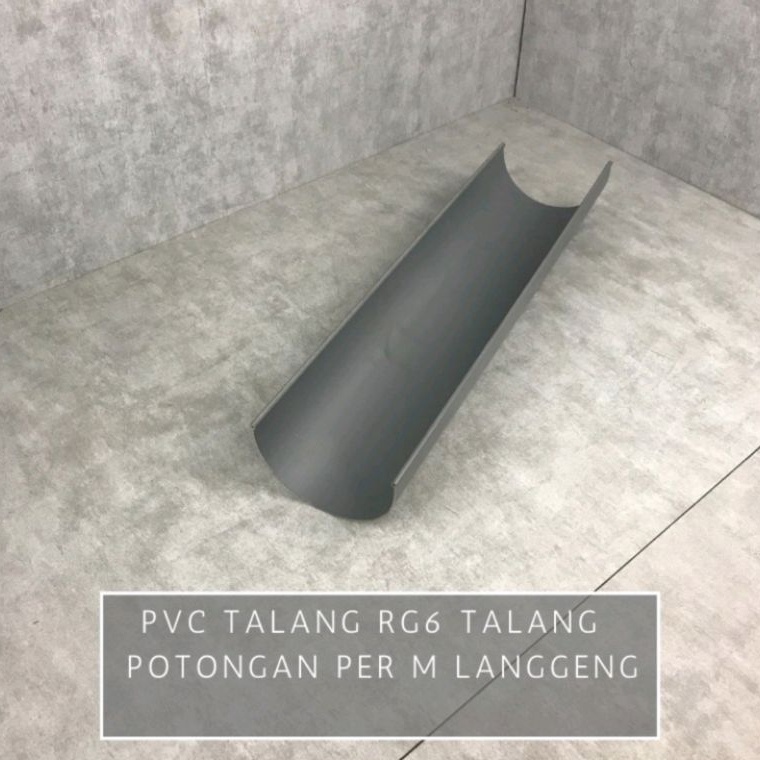 Clb Talang Air PVC Talang Pipa HR RG 6 6 Inch Per Meter g Promo