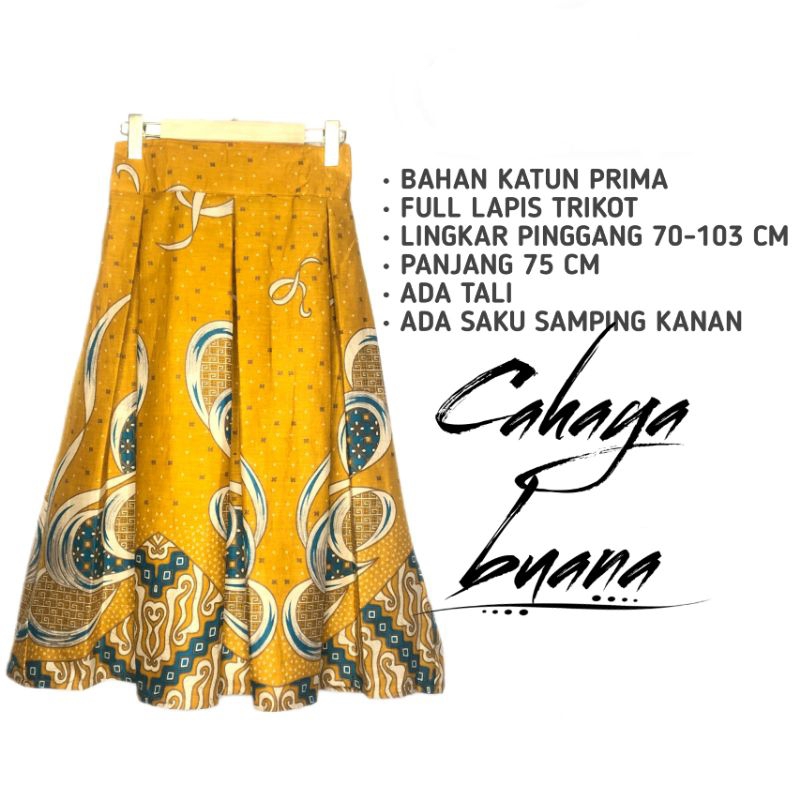 ROK BATIK MODERN PREMIUM / ROK BATIK 7/8 LAPIS TRIKOT / ROK BATIK BAWAHAN