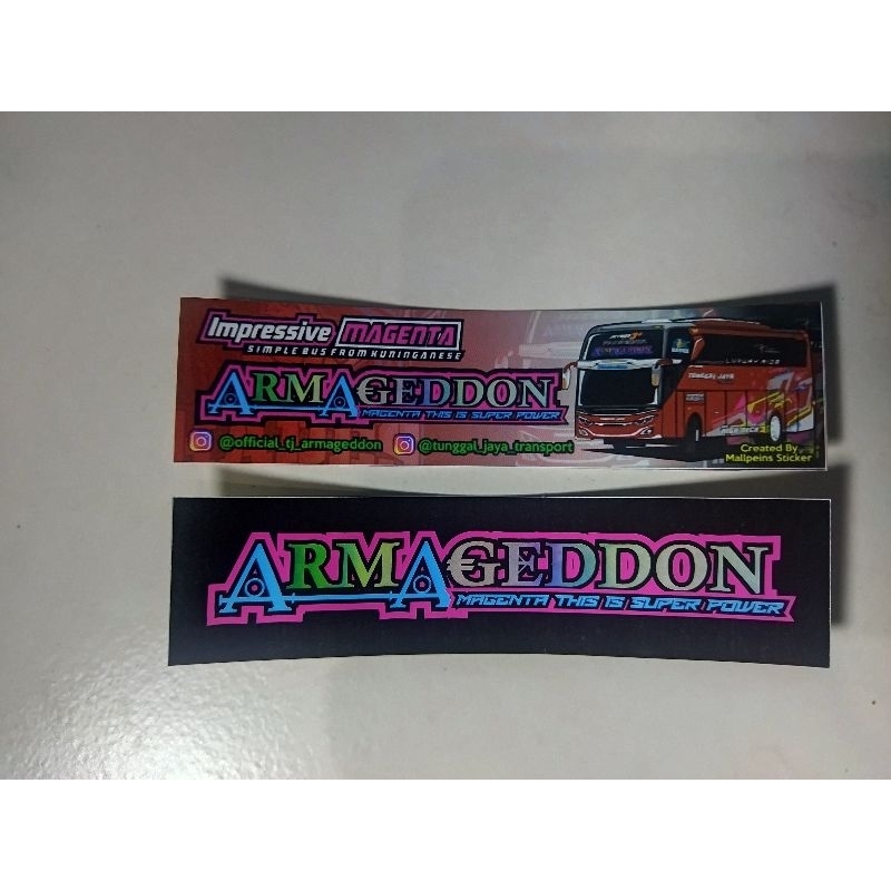 

Stiker Armageddon Tunggal Jaya
