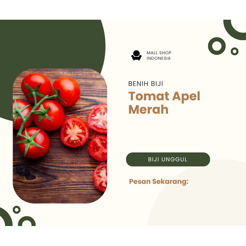 Benih Tomat Apel Merah (10 biji)
