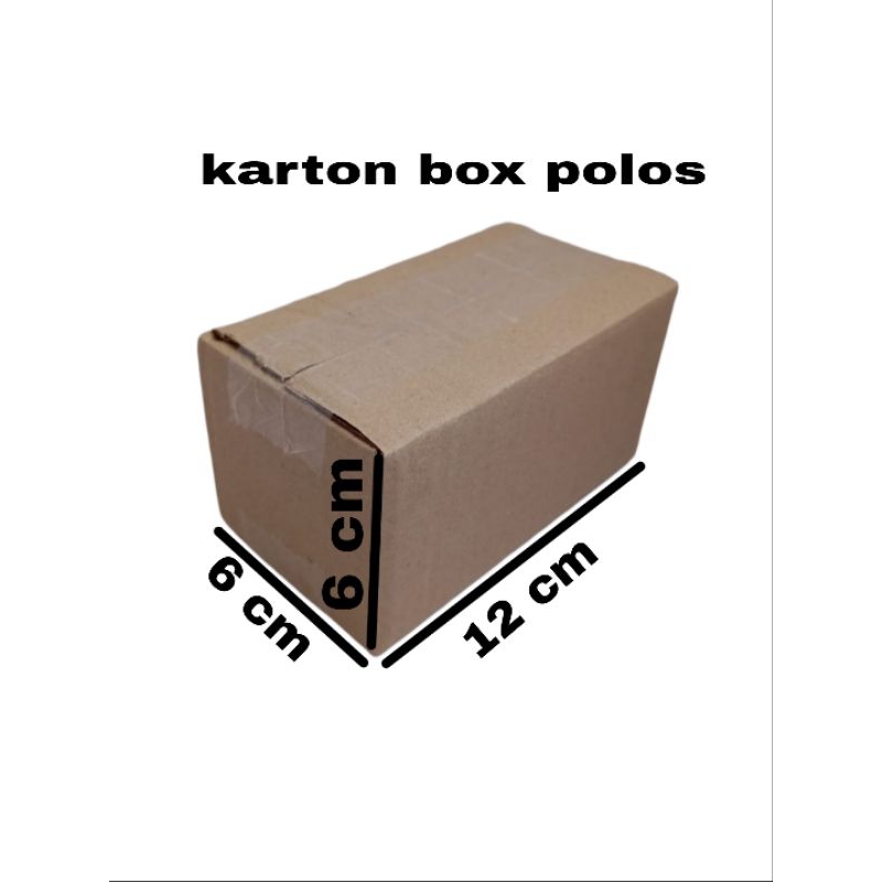 

kardus polos UK 12x6x6 kardus kecil kardus packing