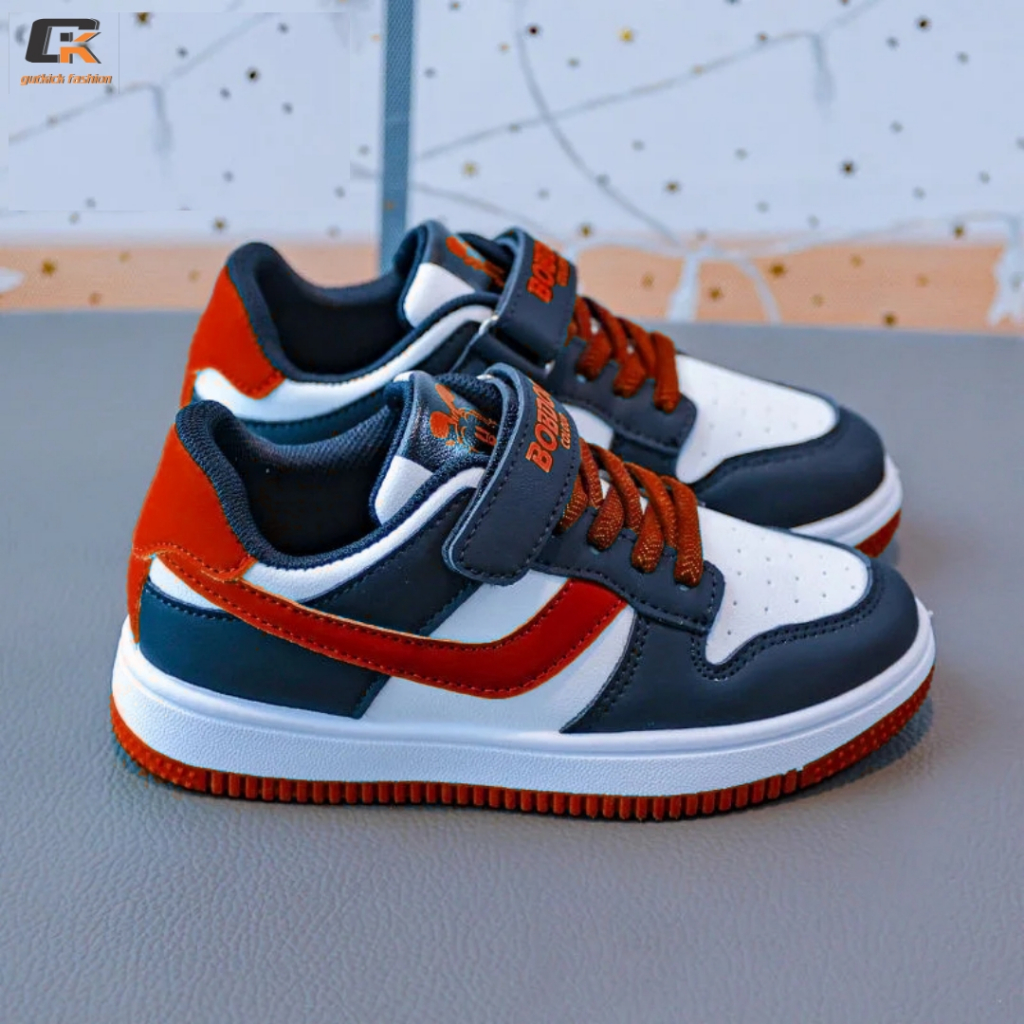 New Sepatu Anak Anak Laki Laki Umur 5 - 12 Tahun Sekolah Sd Tk Paud Ukuran 28 - 37