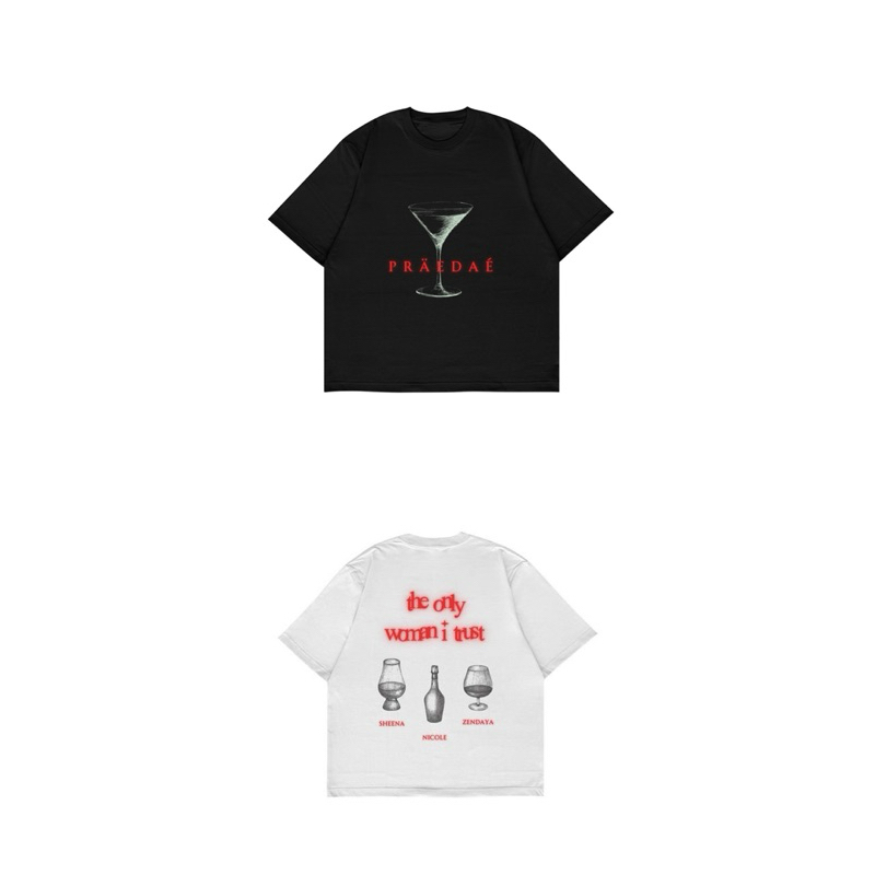 Tshirt praedae TRUST ISSUES BLACK