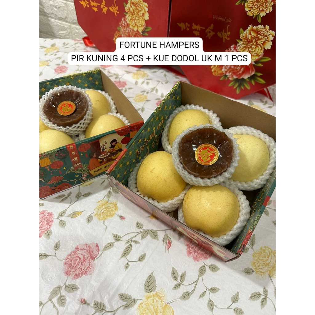 

HAMPERS PIR KUNING. KUE DODOL .HEMAT DAN MURAH. CNY GIFT. IMLEK