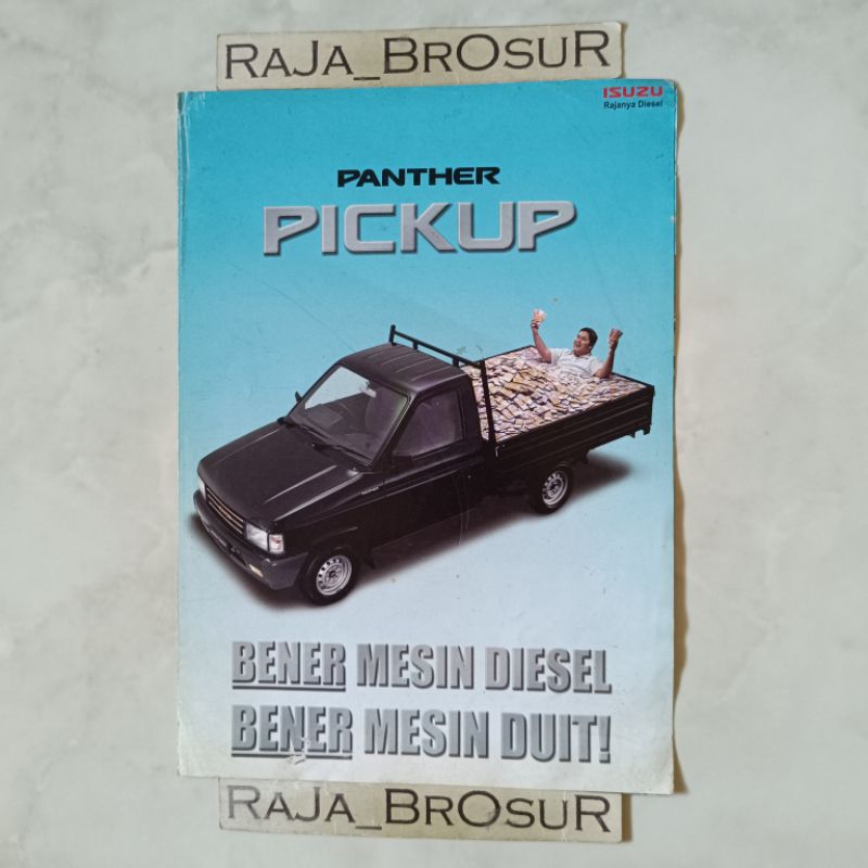 Poster brosur katalog leaflet Isuzu Panther PickUp Pick Up 2007