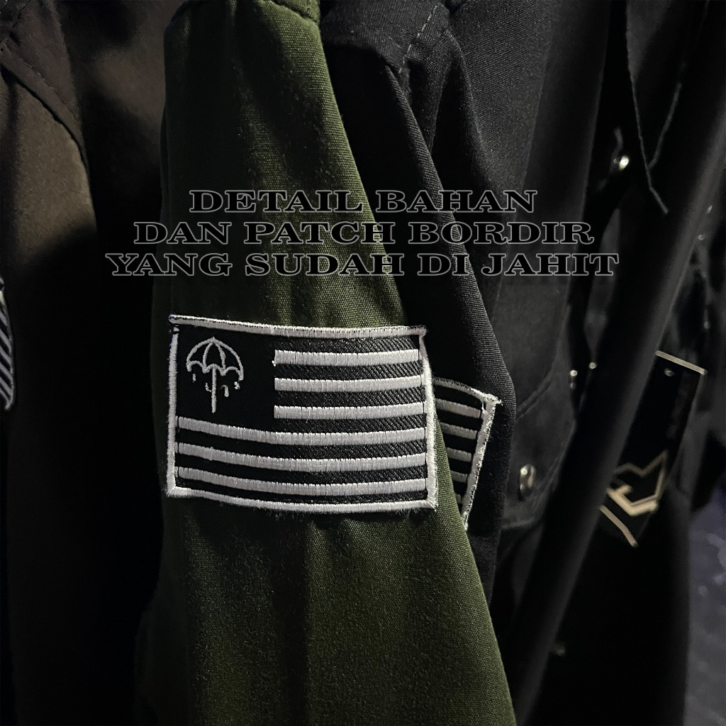 BIG PROMO DISKON PRODUK TERBATAS FIELD JAKET SEMI PARKA FULL PATCH ORIGINAL FALPROJECT PATCH detail