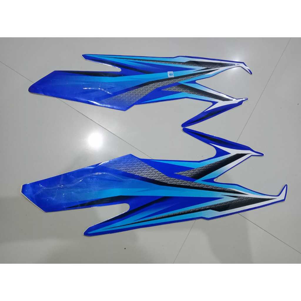 LIS STIKER TENGKI TANGKI RX KING 2005 BIRU