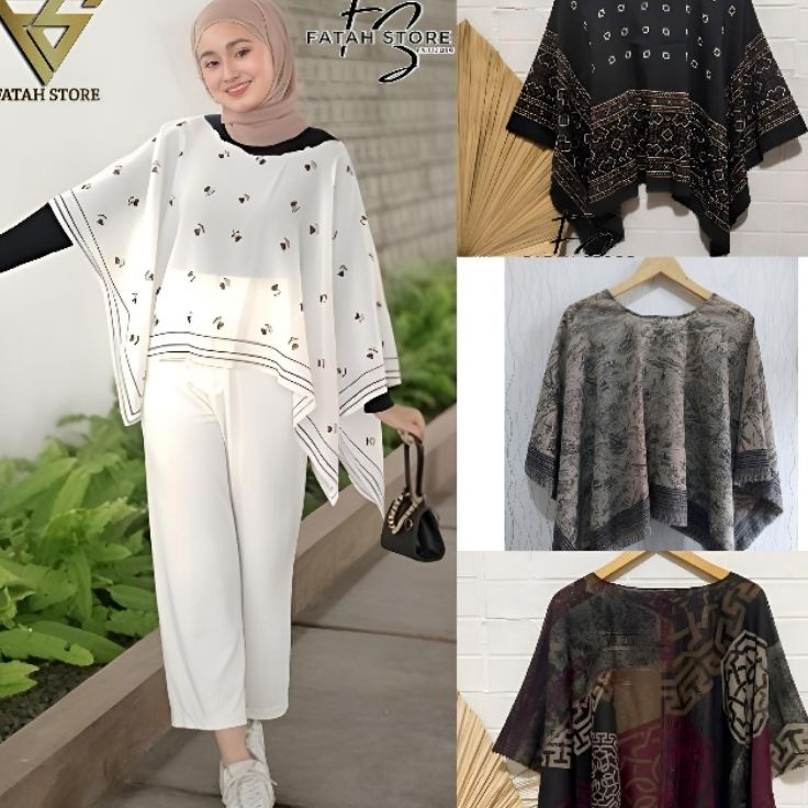 Paling Laris Codes9S3e COD outer scarf kimono best seller  outerwear pakaian wanita voal premium  ou