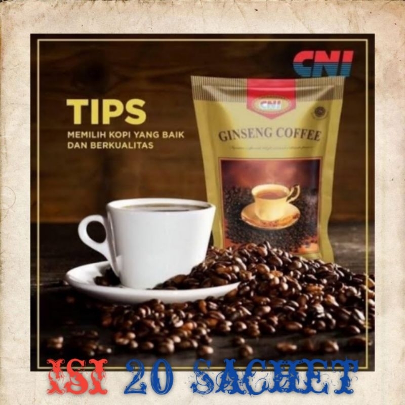 

Kopi Ginseng isi 20 sachet