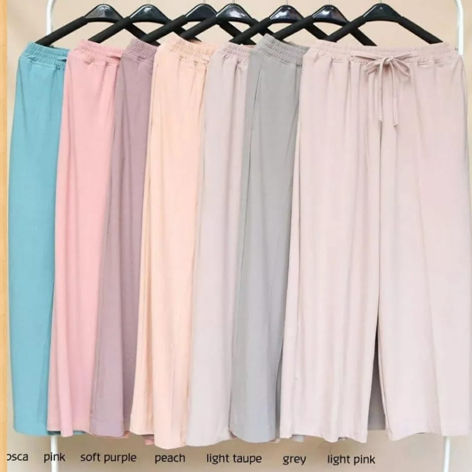 Kulot Cellia 1629 Bahan Lemon Skin - Kulot Model High Waist Cellia 1629 Panjang