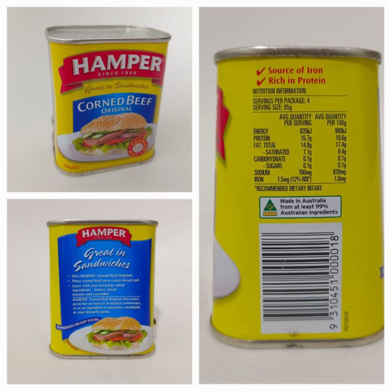 

Hamper Corned Beef 340Gr