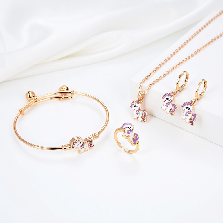 New Stock IdL1x1W HYL JEWELRY 5pcs Kalung Titanium Set Anak Titanium Anti Karat Asli Perak Set Antin