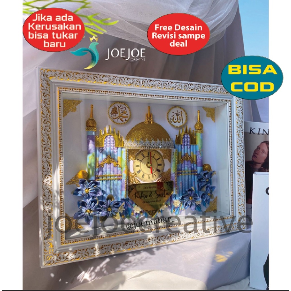 Mahar pernikahan murah bentuk masjid