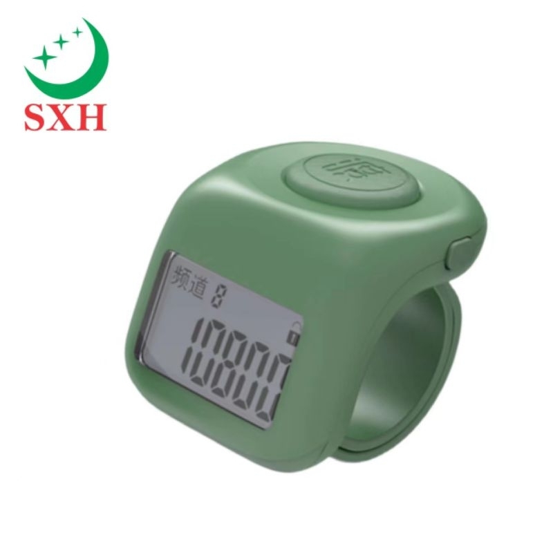 Tasbih digital mini finger counter LED Luminous Electronic 9 Digits Modul:YD 7016
