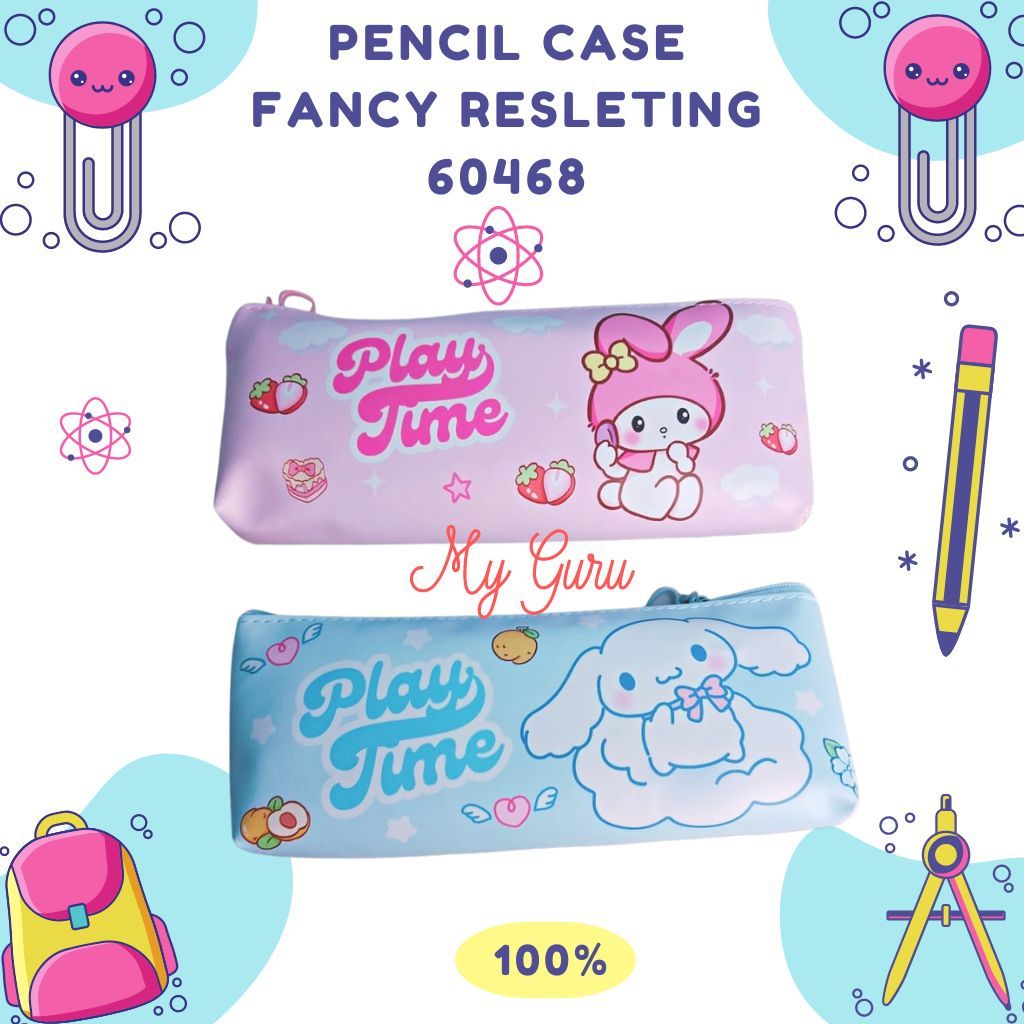 

[PCS] TEMPAT PENSIL MOTIF LUCU FANCY SANRIO RESLETING / TEPAK PENSIL / PENCIL CASE 60468 / 60809