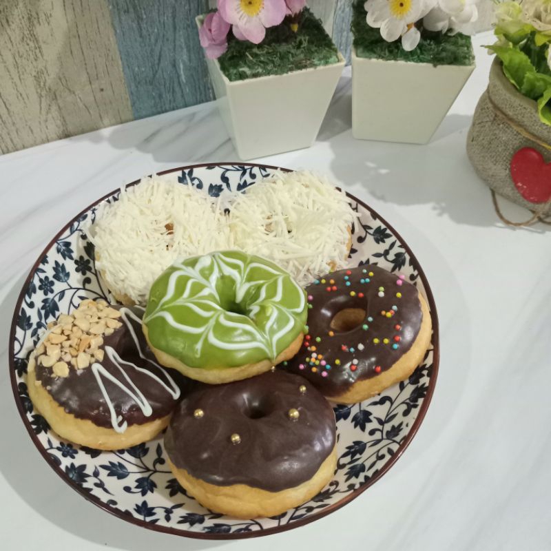 

donat kentang menul / donat kentang topping / donat kentang malang