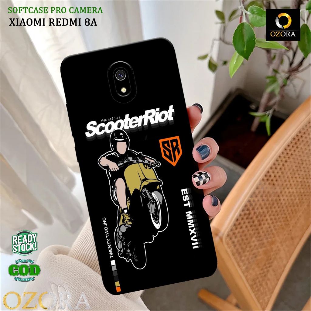 Case Xiaomi Redmi 8A Terbaru - OZORA - Fashion Case Vespa - Casing Hp Xiaomi Redmi 8A - Aksesoris Handphone Xiaomi Redmi 8A - Softcase Hp - Silikon Hp - Kesing Hp - Cover Hp - Case Lucu - Softcase Pro Camera