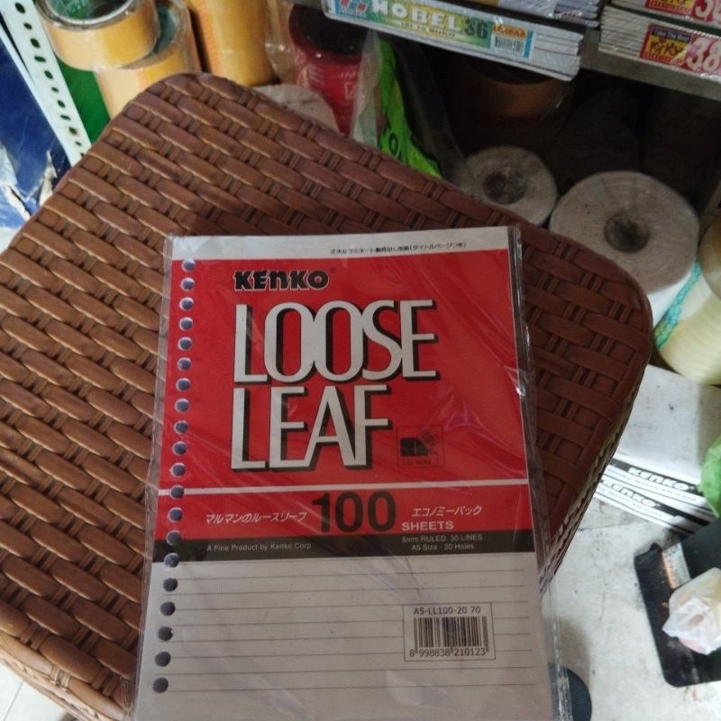 

loose leaf isi binder B5 kenko 100 lembar