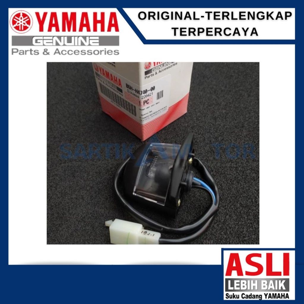 LICENCE LIGHT ASSY (B6H1) Lampu Plat Nomor Belakang ALL NEW NMAX ORIGINAL YAMAHA (B6H-H4740-00)