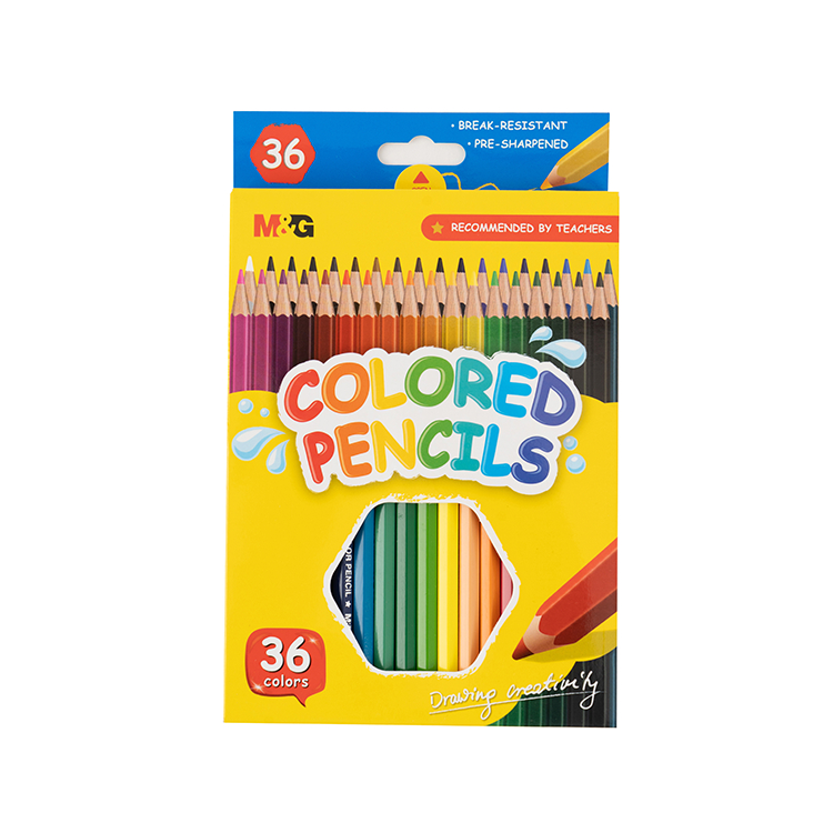 

Pensil Warna M&G Hexagon Color Pencil Set 36 Colors Flat Box Pagkage AWP34368