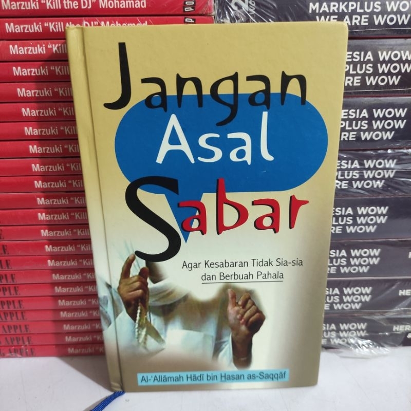 BUKU MURAH ORIGINAL : JANGAN ASAL SABAR