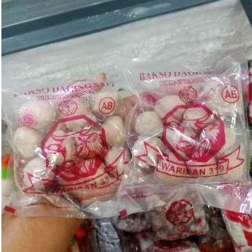 

Bakso warisan merah isi 10 / Bakso daging sapi / bakso warisan merah