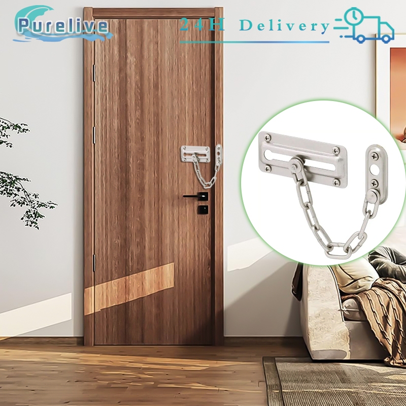Rantai Pintu Grendelpintu Stainless Slot Rantai Pintu Rumah Grendel Rantai Chain Lock Slot