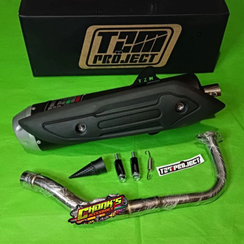 KNALPOT TZM PROJECT RACING VARIO 125 150 LED OLD / KNALPOT TZM RACING VARIO 125 150 LED OLD