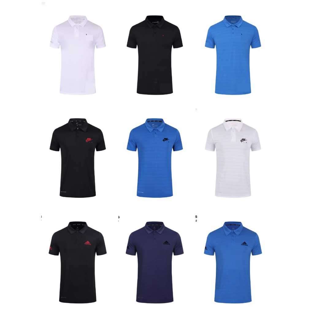 BAJU OLAHRAGA PRIA / ATASAN OLAHRAGA POLO / KAOS POLO PRIA T-SHIRT GRUP VARIAN 9