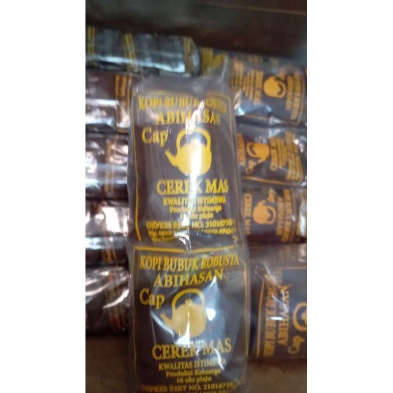 

kopi cerek Mas 50 gram 10 bungkus