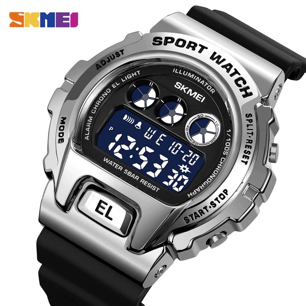 [COD] Jam Tangan Pria Digital Rubber Strap SKMEI Original SK 1905 / SK1905
