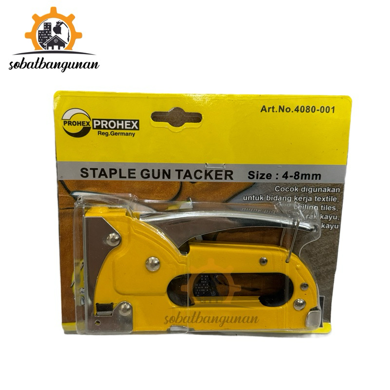 

Staples Gun Tacker / Staples Tembak 4mm-8mm merk PROHEX