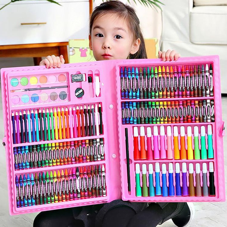 

ART I59X CODStationary Set isi 15Pcs 28Pcs Pensil Crayon Warna Cat Air Perlengkapan Sekolah Menggambar Anak Alat Warna P49 P53