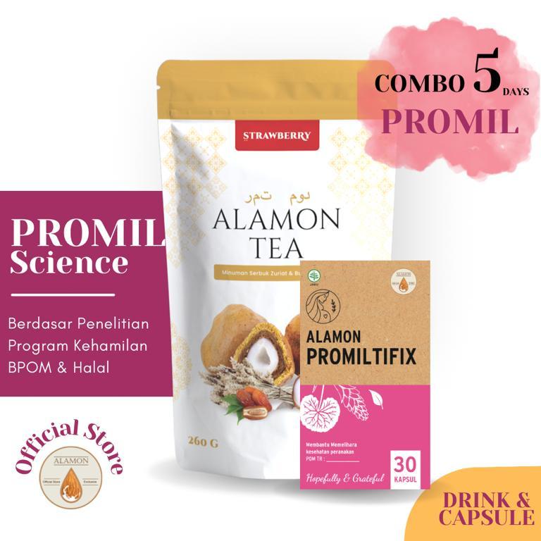 Paket Promil /PROMIL /  Alamon Tea + Promiltivix / BPOM /  Efektif dan Sesuai Penelitian