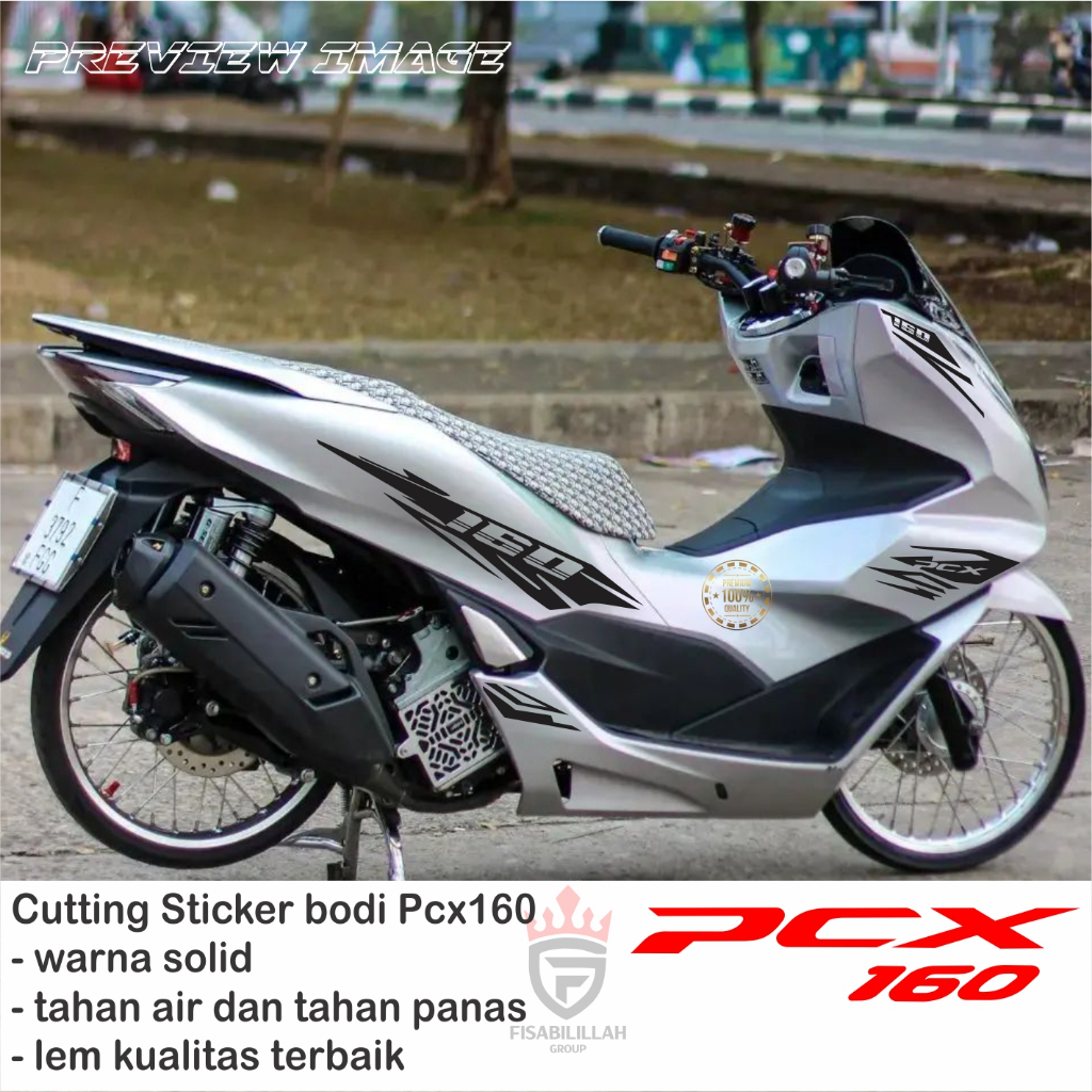 Cutting Sticker Motor Honda Pcx 160, Striping Motor Pcx 160