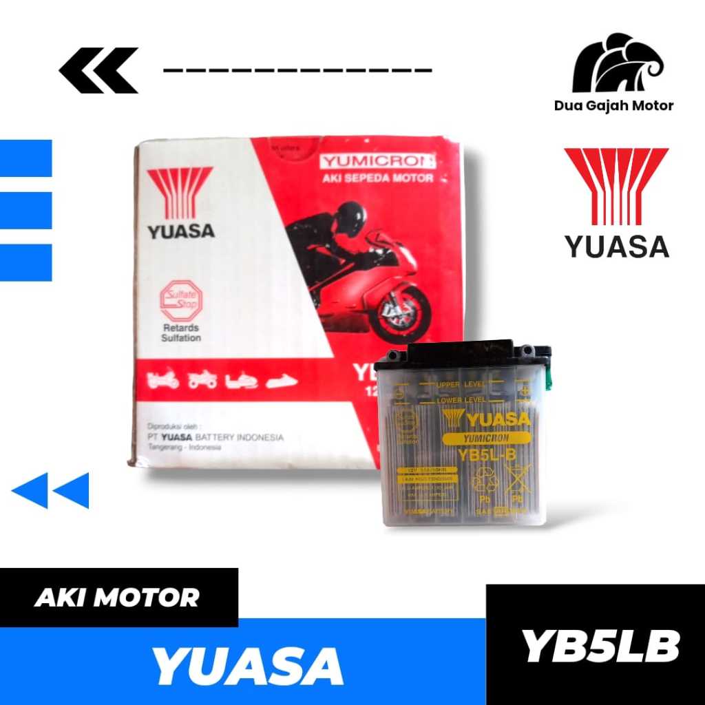 AKI MOTOR YUASA YB5LB